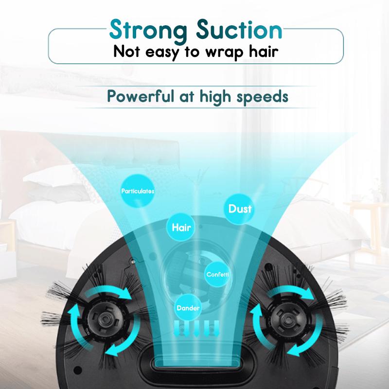3-in-1 Smart Robot Vacuum and Mop for Home Use